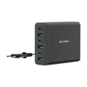 Rocoren punjač 3x USB-C, 3x USB-A, 60W (crni)