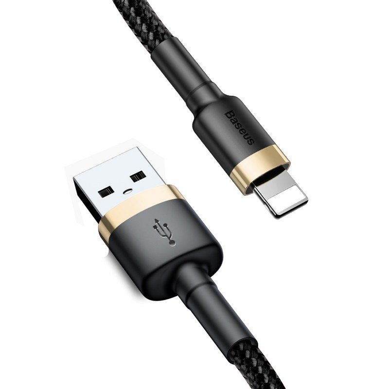 Baseus Cafule kabel USB Lightning 2.4A 1m (zlatni+crni)