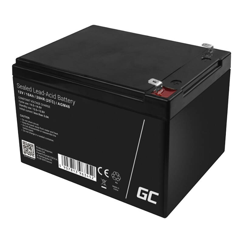 AGM VRLA Battery Green Cell AGM48 12V 10Ah bez održavanja (za hitna napajanja, rezervne sustave napajanja)