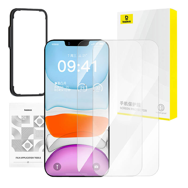 Baseus privacy tempered glass Superior HD za iP 11Pro/X/XS +2x pribor za čišćenje i EasyStick