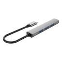 Orico USB na USB 3.0 + 3x USB 2.0 hub adapter (sivo)