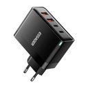 Zidni punjač, ​​Essager, ECT2CA-QYB01-Z, 2xUSB-C, 2xUSB-A, 100W (crni)