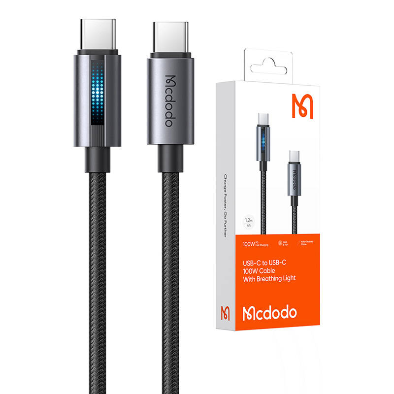 Mcdodo CA-5740 USB-C na USB-C kabel, 100 W 1,2 m (crni)