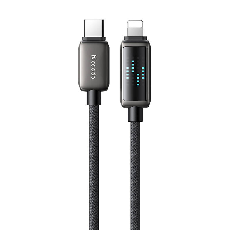 Mcdodo CA-2630 USB-C na Lightning kabel, 36 W, LED zaslon, 1,2 m