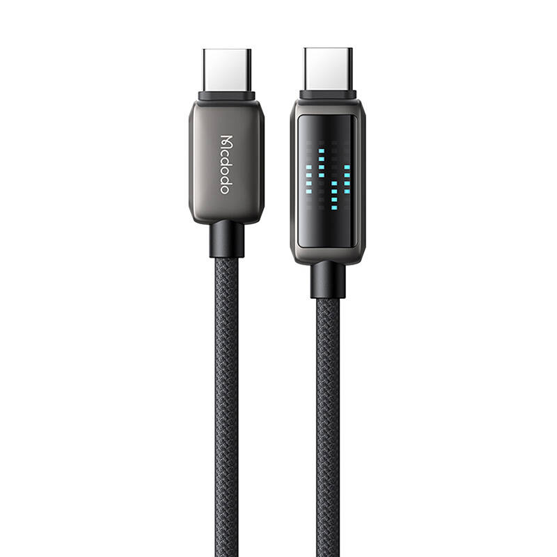 Mcdodo CA-4250 USB-C na USB-C kabel, 100 W, LED zaslon, 1,2 m