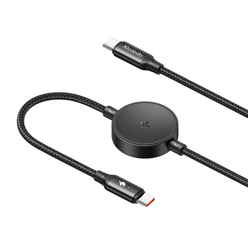 Mcdodo CA-4170 2-u-1 USB-C kabel + Samsung Watch bežični punjač, ​​60 W, 1,5 m