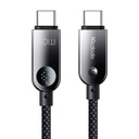 Mcdodo CA-4780 USB-C na USB-C 60W podatkovni kabel 1,2m (crni)