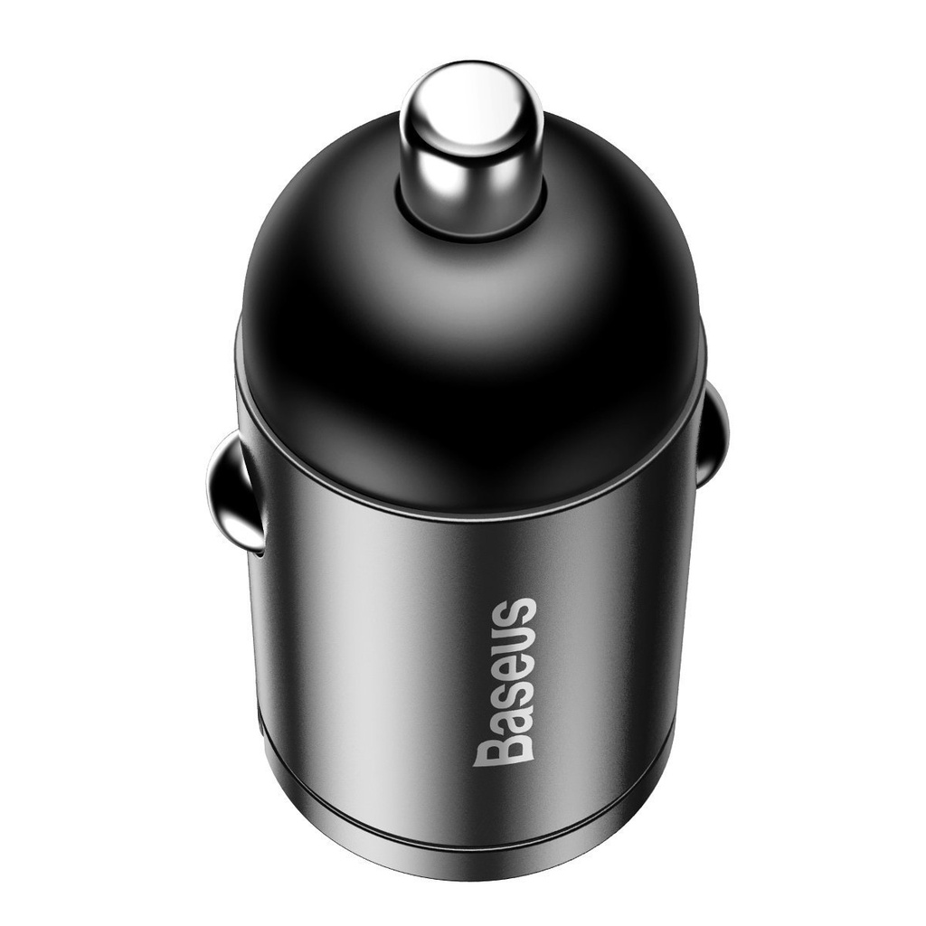 Baseus Tiny Star Mini Quick Charge auto punjač USB priključak 30 W sivi