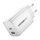 Essager ECT45W-LJB02-Z GaN 45W C+A punjači (bijeli)