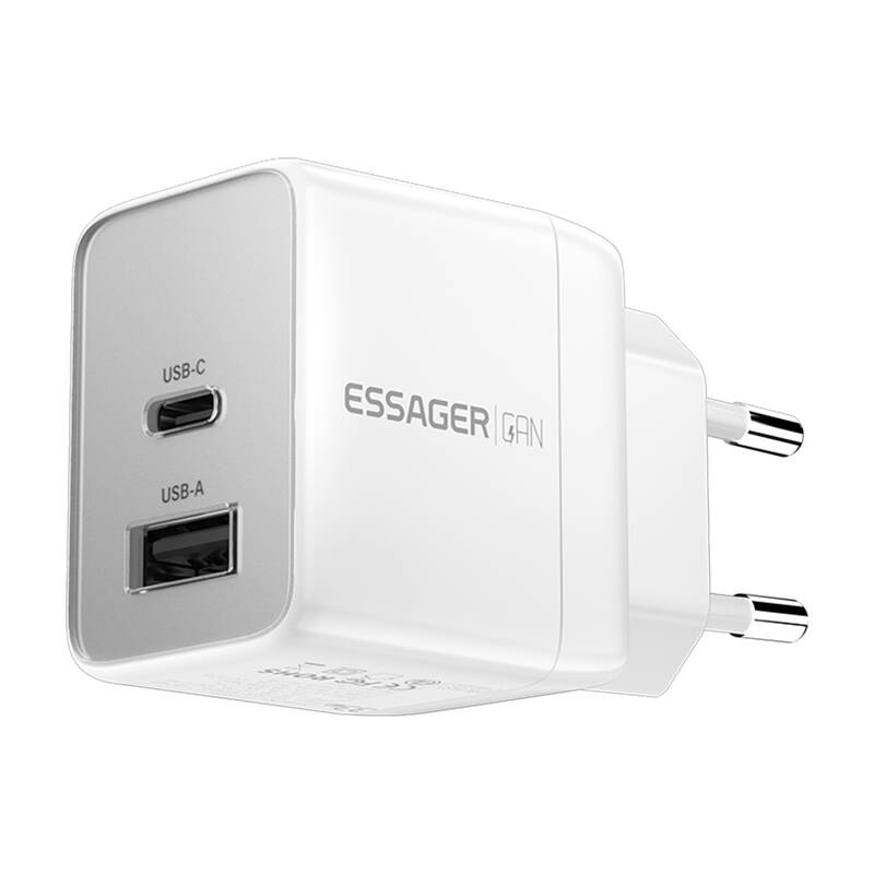 Essager ECT33W-LJB02-Z 33W C+A punjač (bijeli)