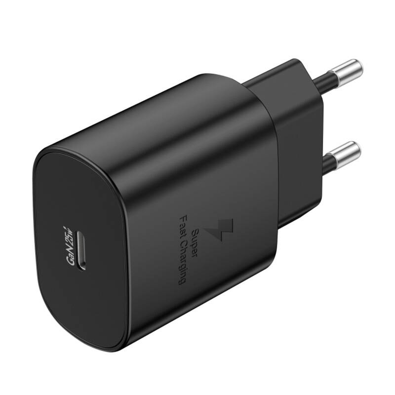 Foneng EU51 USB-C 25W mrežni punjač + USB-C - Lightning kabel (crni)