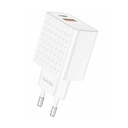 Foneng EU42 USB-C+USB-A 20W punjač + USB-C - USB-C kabel (bijeli)