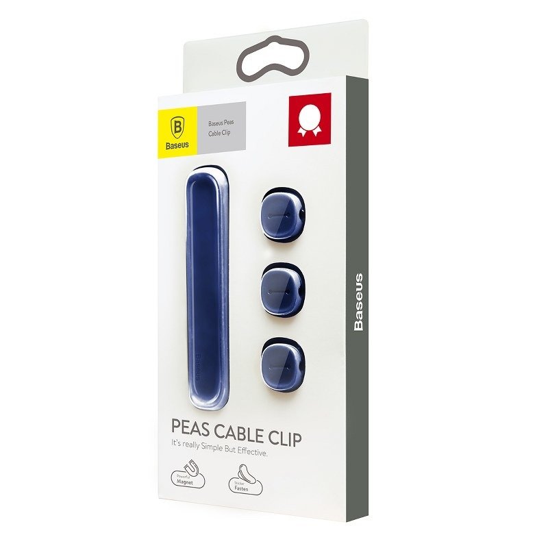 Baseus Peas Magnetic Cable Clip Blue