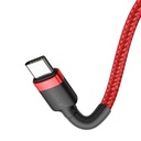 Baseus Cafule PD2.0 60W bljeskalica za punjenje USB za Type-C kabel (20V 3A) 2m crvena