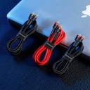 Baseus Cafule PD2.0 60W bljeskalica za punjenje USB za Type-C kabel (20V 3A) 2m crvena