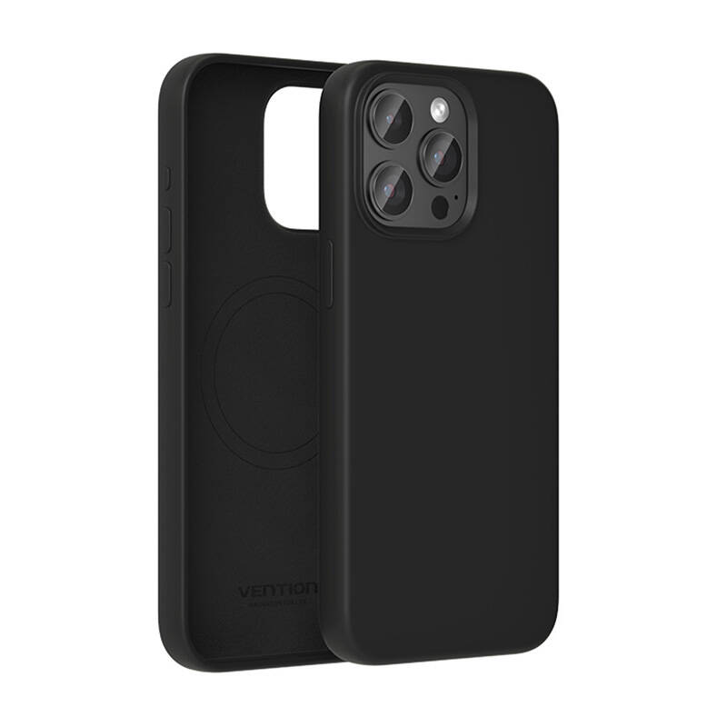 VentionKUEB0-30 Silikonska maska ​​za iPhone 14 Pro (crna)