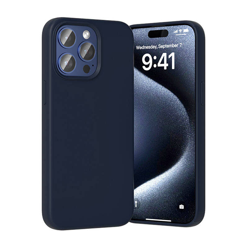 Vention KUFL0-30 silikonska maska ​​za iPhone 15 Pro (plava)