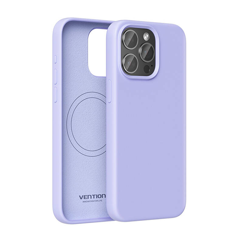 Vention KUFV0-30 silikonska maska ​​za iPhone 15 Pro (ljubičasta)