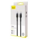 Baseus Cafule PD2.0 100W bljeskalica za punjenje USB za Type-C kabel (20V 5A) 2m siva+crna