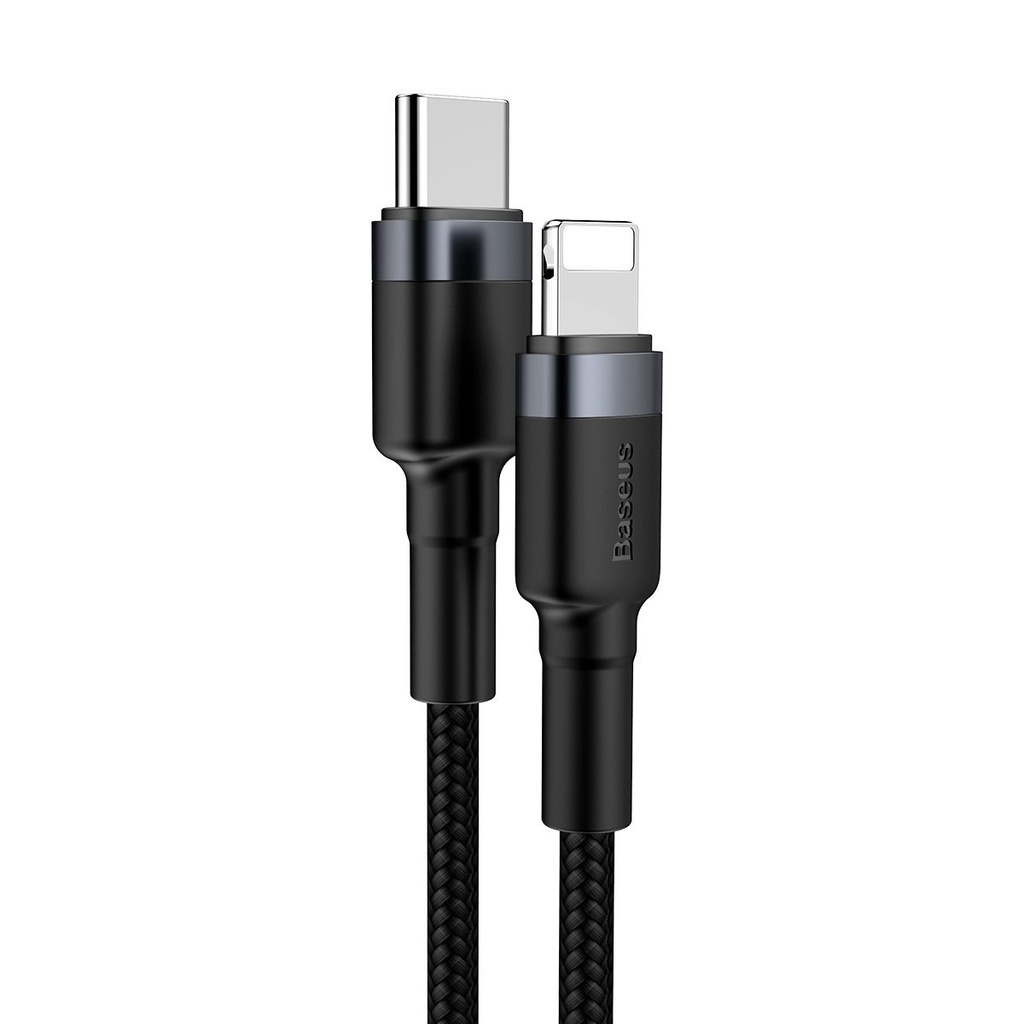 Baseus Cafule kabel Type-C na iP PD 18W 1m siva+crna