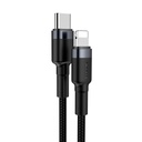 Baseus Cafule kabel Type-C na iP PD 18W 1m siva+crna