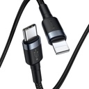 Baseus Cafule kabel Type-C na iP PD 18W 1m siva+crna