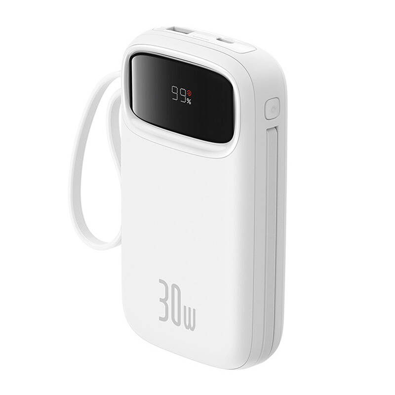 Powerbank Baseus QPow 2 20000mAh 30W 2xUSB-C (bijeli)