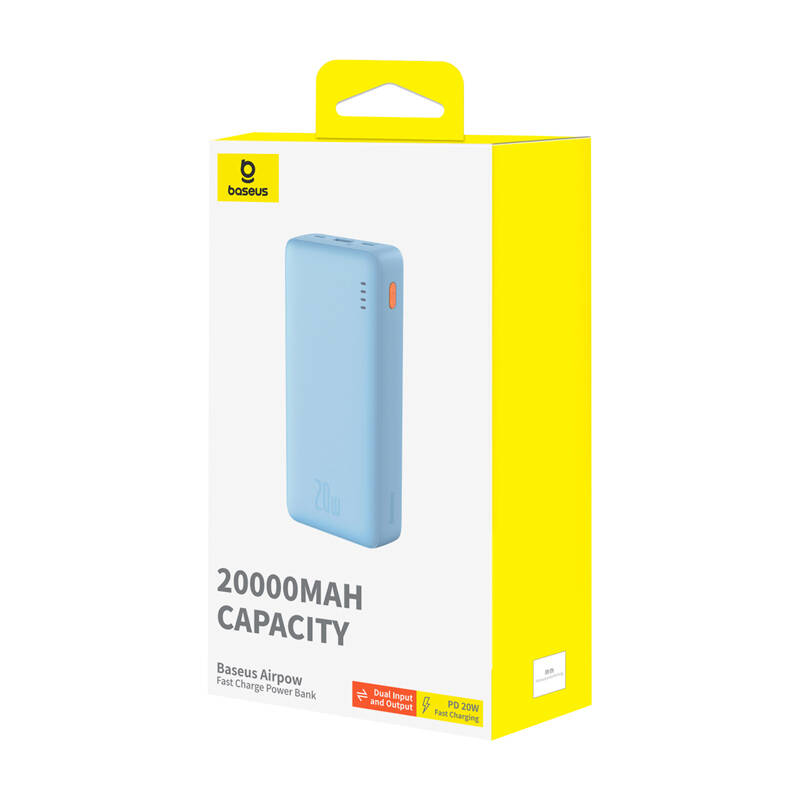 Baseus Airpow 20000mAh 20W power bank (plavi)