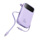 Baseus QPow 2 10000mAh 30W 2xUSB-C powerbank (ljubičasta)