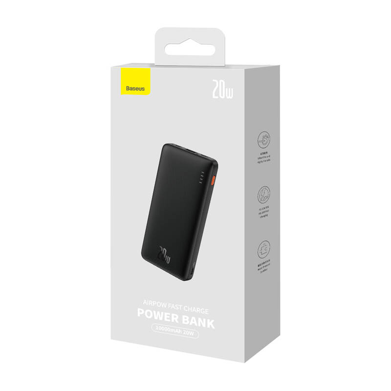 Baseus Airpow 10000mAh 20W powerbank (crni)