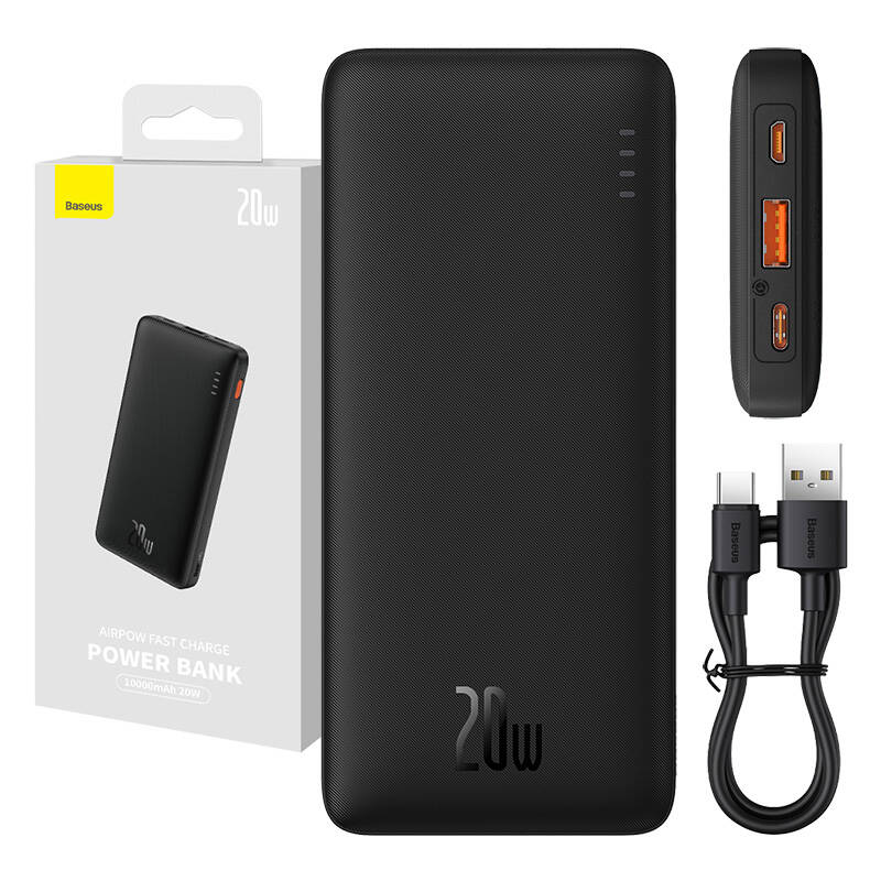 Baseus Airpow 10000mAh 20W powerbank (crni)