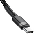 Baseus Cafule PD2.0 60W bljeskalica za punjenje USB za Type-C kabel (20V 3A) 2m siva+crna