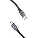 USB-C na USB-C 100 W Vention TAHHD 5A 0,5 m USB 3.1 Gen2 4K kabel (sivo)