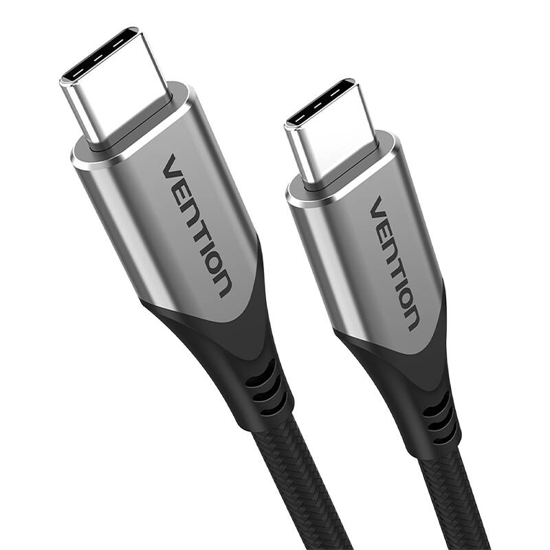 Vention TAAHG USB-C na USB-C 60W kabel 1,5m (siv)