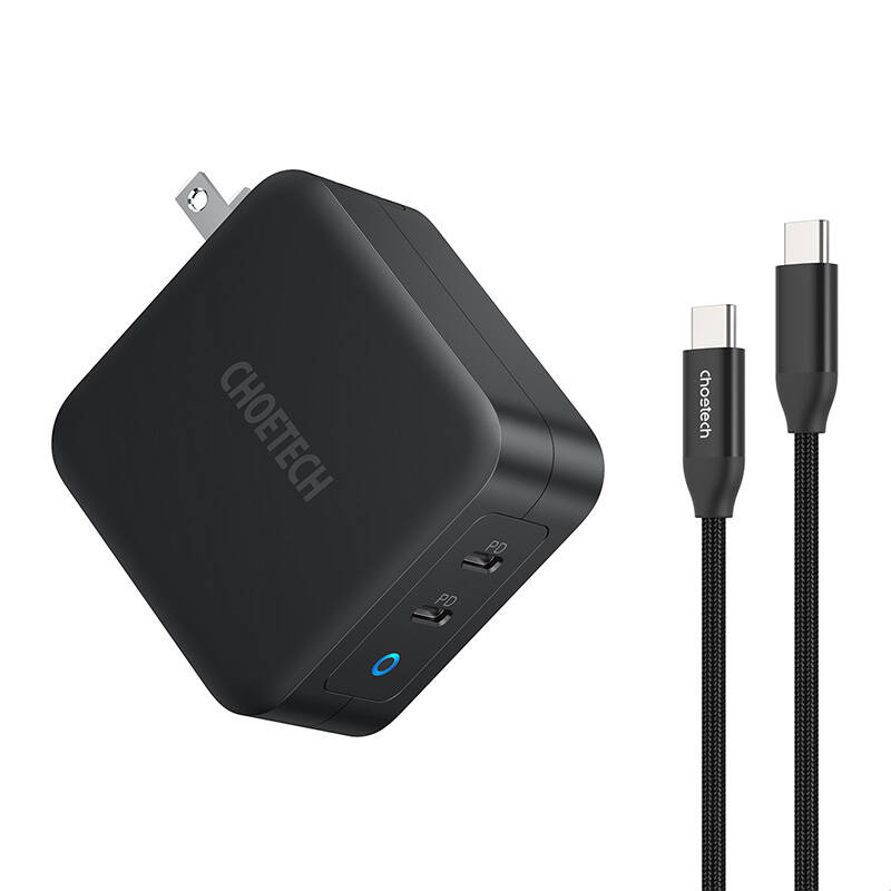 Choetech PD6008 2xUSB-C PD 100W GaN mrežni punjač