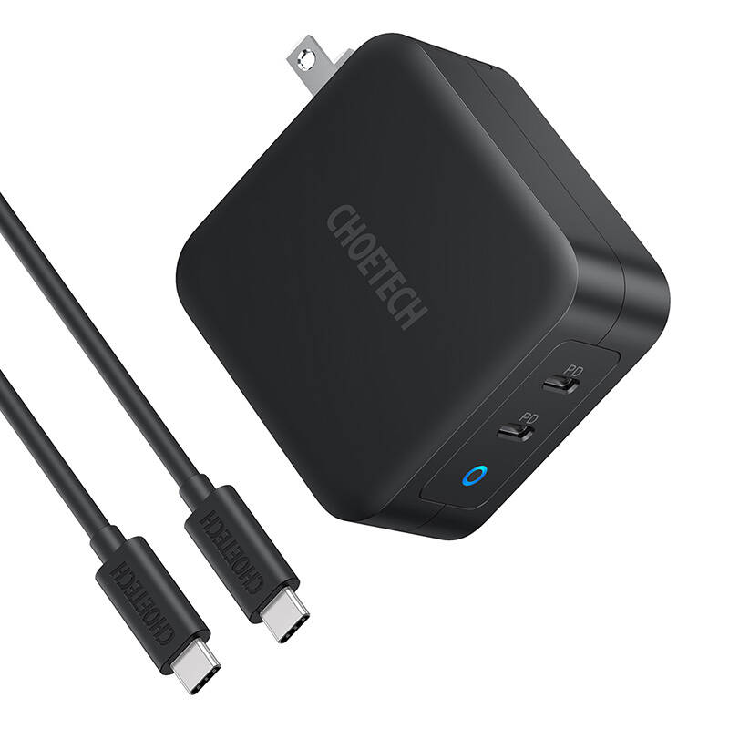 Choetech PD6008 2xUSB-C PD 100W GaN mrežni punjač