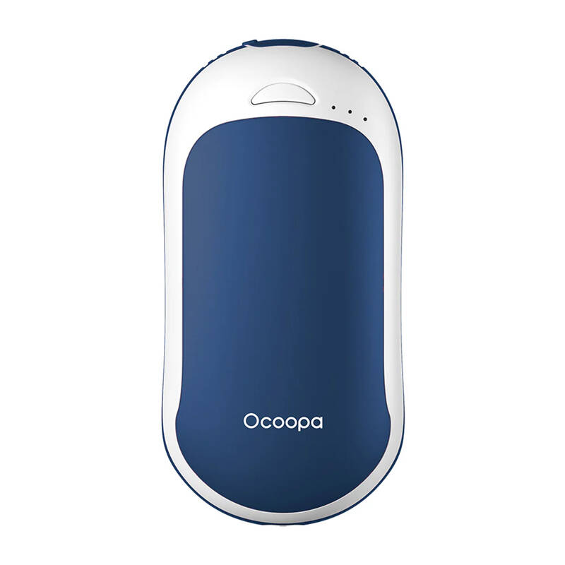 Ocoopa HotPal PD 5000 mAh grijač za ruke s powerbank funkcijom, USB-C bijelo-plavi