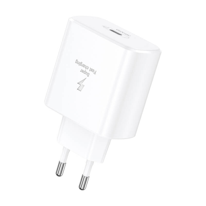 Foneng EU62 USB-C 45W mrežni punjač + USB-C kabel (bijeli)