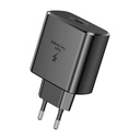 Foneng EU62 USB-C 45W punjač + USB-C na Lightning kabel (crni)