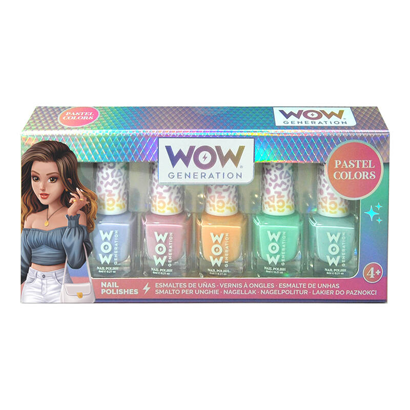 Lak za nokte 5kom. WOW Pastel 30ml (paket od 5 komada)