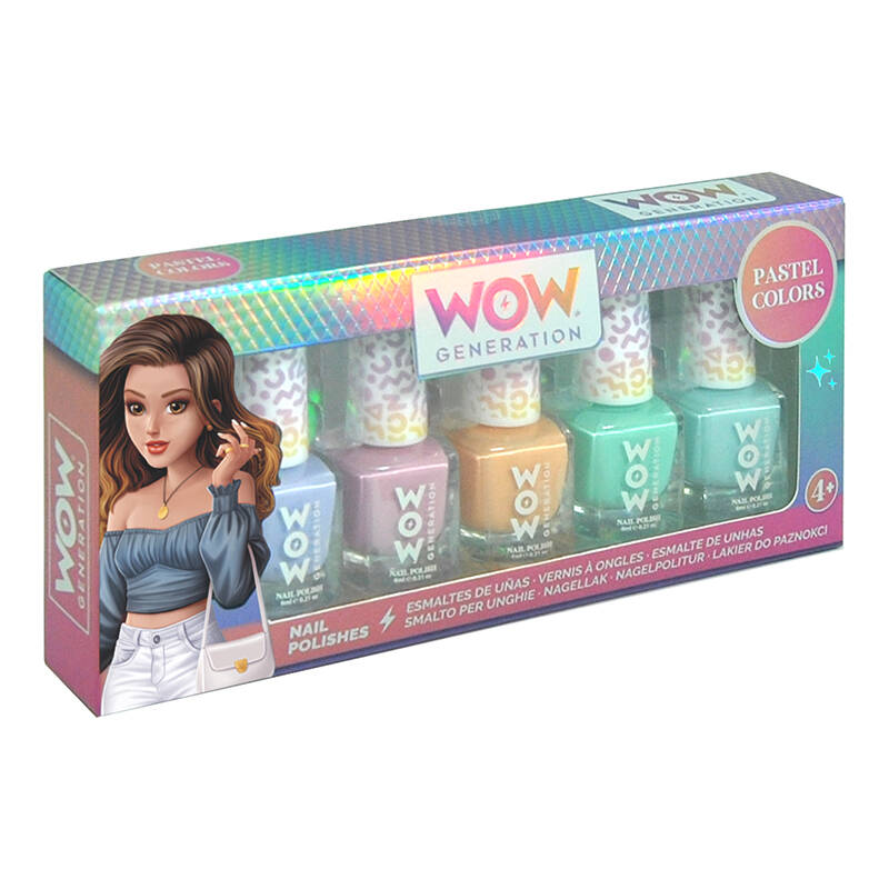 Lak za nokte 5kom. WOW Pastel 30ml (paket od 5 komada)