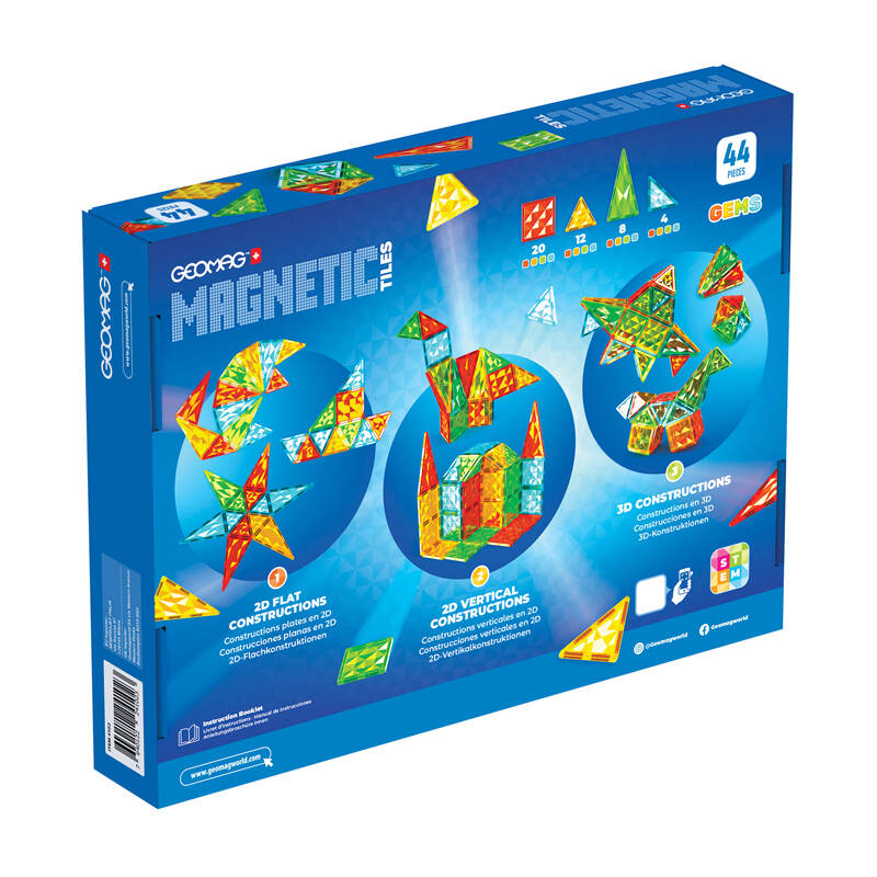 Geomag Gems 44 magnetne pločice