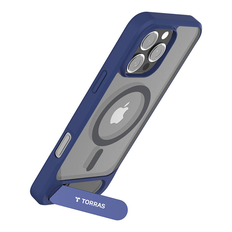 Torras Pstand Series Case za iPhone 16 Pro (plava)