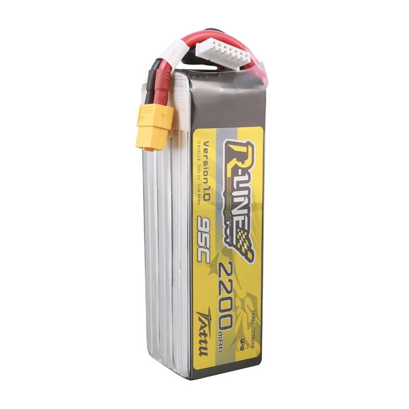 Lipo Tattu R-Line 22,2 V 2200 mAh 6S 95C baterija s XT60 konektorom