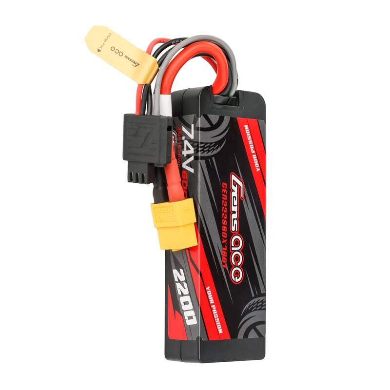 Baterija Lipo Gens ace G-Tech 2200 mAh 7,4 V 2S1P 60C GRP-76 s utikačem XT60