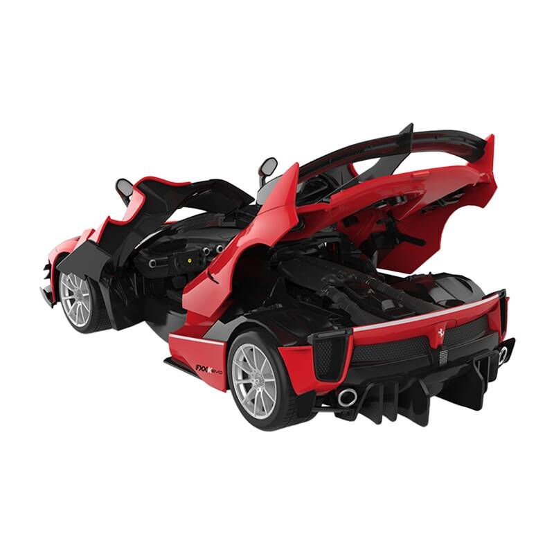 RASTAR Ferrari 1:18 FXXK RC automobil na daljinsko upravljanje za samostalnu montažu (crveni)