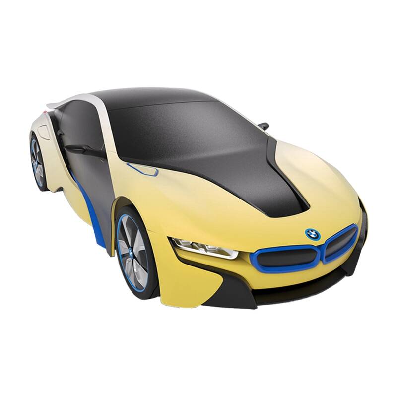 RASTAR R/C 1:24 BMW i8 auto na daljinsko upravljanje- UV osjetljiv (bijelo i žuto)