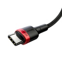 Baseus Cafule PD2.0 100W bljeskalica za punjenje USB za Type-C kabel (20V 5A) 2m crvena+crna