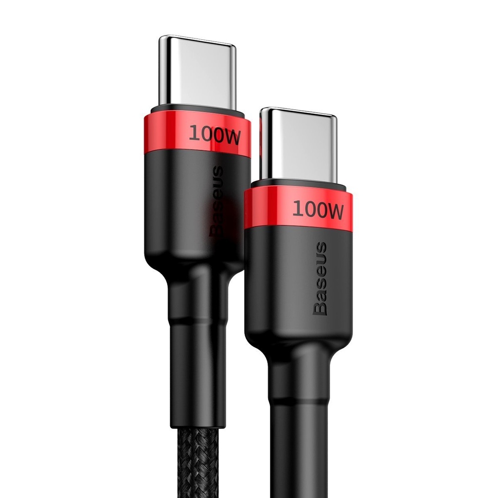 Baseus Cafule PD2.0 100W bljeskalica za punjenje USB za Type-C kabel (20V 5A) 2m crvena+crna