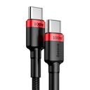 Baseus Cafule PD2.0 100W bljeskalica za punjenje USB za Type-C kabel (20V 5A) 2m crvena+crna